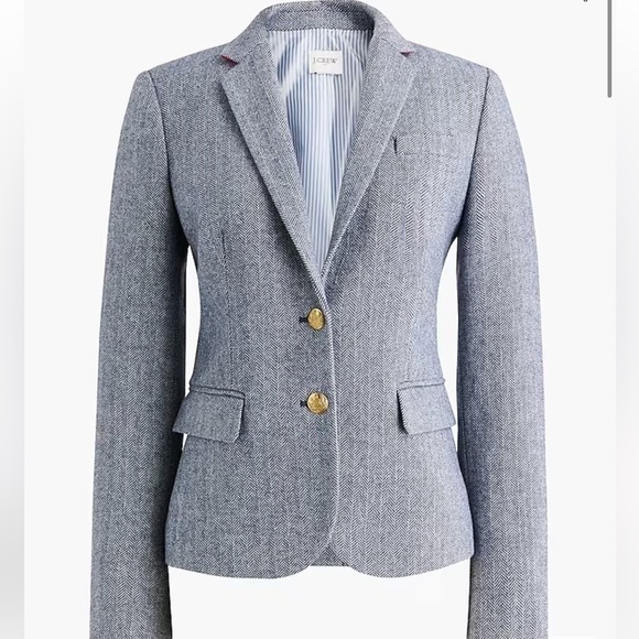 New Herringbone wool-blend schoolboy‎ blazer - Picture 1 of 8